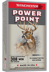 Winchester Ammo X308SUBX Power-Point  308Win 185gr 20 Per Box/10 Case
