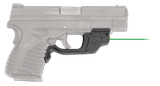 Crimson Trace 0147201 Laserguard  Fits Springfield XD-S, Green Laser Black Polymer