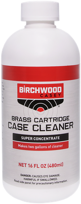 Birchwood Casey 33845 Brass Cartridge Case Cleaner 16 oz. Bottle