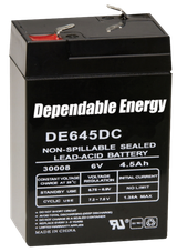 American Hunter DE30052 HR Rechargeable Battery  6 Volt 4.5 AMP
