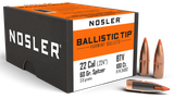 Nosler 34992 Ballistic Tip  22Cal 60gr Spitzer 100/Box