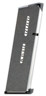 Wilson Combat 47CHV 1911  7rd Detachable w/ Lo-Profile Steel Floor Plate 45 ACP+P Stainless Steel
