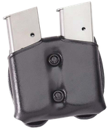 Galco CDM26B CDM Mag Carrier Double Black Leather Belt Loop Belts 1.50-1.75" Wide Compatible w/ Sig P220 Carry Ambidextrous Hand