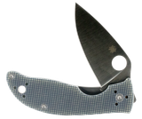 Spyderco C220GPGY Polestar  3.30" Folding Drop Point Plain CTS BD1 SS Blade Gray G10 Handle Includes Pocket Clip