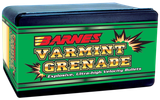 Barnes Bullets 30198 Varmint Grenade Ultra High Velocity 223Rem 50gr Flat Base Hollow Point 100/Box
