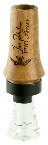Duck Commander DCPROTW Jase Pro Series  Double Reed Mallard Hen Sounds Attracts Ducks Natural Tigerwood
