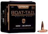 Speer 1213 Boat-Tail  6mm 85gr Jacketed Soft Point Boat Tail 100 Per Box/5 Case