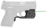 Crimson Trace 0158401 Laserguard Pro Fits S&W M&P Shield & M&P Shield M2.0 9mm/40 S&W, Green Laser/White Light Black Polymer