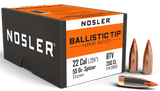 Nosler 39560 Ballistic Tip  22Cal 55gr Spitzer Point 250/Box
