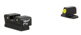 Trijicon 600865 HD XR Night Sights  Green/Tritium Yellow Outline Front Sight-Green Tritium Black Outline Rear Sight Sig Sauer P225/P226/P228 #8 Front/#8 Rear