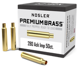 Nosler 10175 Premium Brass Unprimed Cases 280AckleyImproved Rifle Brass 50/Box