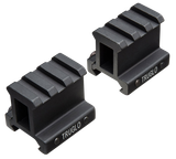 TruGlo TG8992B Picatinny Riser Mount  Matte Black Anodized