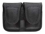 Bianchi 17400 7301 SpeedLoader Pouch Double Black Accumold Hook & Loop Belts 2-2.25" Wide Compatible w/ 38/357
