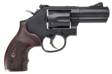 Smith & Wesson 12039 PC Model 19 Carry Comp K-Frame 357 Mag 38 S&W Spl +P 6 Shot 3" Black PowerPort Vented Barrel Black Cylinder Black Carbon Steel Frame Finger Grooved Wood Grip Exposed Hammer