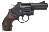 Smith & Wesson 12039 PC Model 19 Carry Comp K-Frame 357 Mag 38 S&W Spl +P 6 Shot 3" Black PowerPort Vented Barrel Black Cylinder Black Carbon Steel Frame Finger Grooved Wood Grip Exposed Hammer