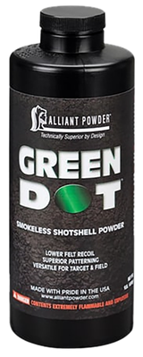 Alliant Powder GREENDOT Shotshell Powder Green Dot Shotgun Multi-Gauge Gauge 1 lb