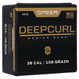 Speer 4215 DeepCurl  38Cal 158gr Hollow Point 100 Per Box/5 Case