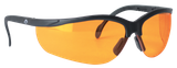 Walker's GWPAMBLSG Sport Glasses  Adult Amber Lens Polycarbonate Black Frame