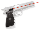 Crimson Trace 011170 Lasergrips  Fits Browning Hi-Power, Red Laser 633nM Wavelength 5mW Output, Black Polymer