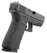 Talon Grips 381G Adhesive Grip  Compatible w/Glock 17/19x/22/24/31/34/35/37/45/47 Gen5 w/Large Backstrap, Black Textured Granulate