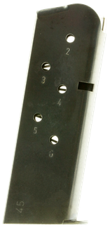 Magnum Research MAG1911456 1911  Black Detachable 6rd 45 ACP