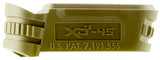 Springfield Armory XDS5002MFDE Backstrap Sleeve  made of Polymer with Flat Dark Earth & 1 Piece Design for 45 ACP Springfield XD-S with #2 Backstrap & 3.30" Barrel