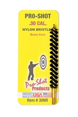 Pro-Shot 30NR Bore Brush  .30/ 7.62mm Cal Rifle #8-32 Thread Nylon Bristles Brass Core