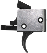 CMC Triggers 93501 Drop-In  Single-Stage Curved Trigger w/ 5-5.50 lbs Draw Weight & Black/Silver Finish