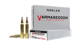 Nosler 65139 Varmageddon  223Rem 53gr Flat Base Tipped 20 Per Box/20 Case
