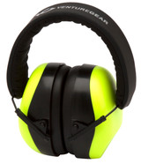 Pyramex VGPM8031C Venture Gear V80 Muff Foam 26 dB 32 dB Over the Head Orange Lime/Black Adult 1 Pair