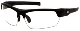 Pyramex VGSB310T Venture Gear Tensaw Adult Clear Lens Anti-Fog/Anti-Scratch Polycarbonate Black Frame