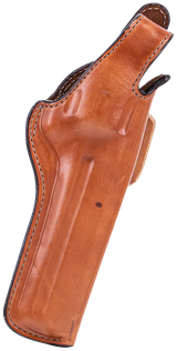 Bianchi 10309 5BHL Thumbsnap  OWB Size 08 Tan Leather Belt Loop Fits S&W N Frame/Colt Anaconda 4" Barrel Right Hand