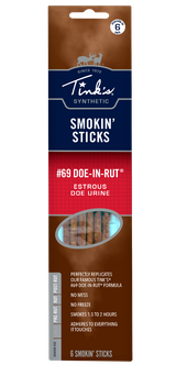 Tinks W6106 Smokin Stick  Deer Attractant Doe In Estrus Scent 6 Per Pkg