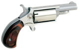 North American Arms 22MCB Companion  SAO 22 Mag #11 Percussion 1.63" 5 Shot Stainless Frame Stainless, Cylinder & Barrel Rosewood Birdshead Grip