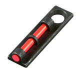 HiViz FL2005R Flame Bead Replacement Front Sight  Black | Red Fiber Optic Front Sight Universal Threads