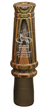 Primos 366 Randy Anderson Double Jackrabbit Open Call Double Reed Rabbit Sounds Attracts Predators Multi Color Laminated Wood