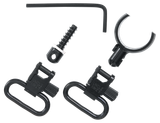 Uncle Mike's 15922 Magnum Band Swivel Set Quick Detach 115 SG-12 Blued 1" Loop for Winchester 101/201 12 Gauge O/U Shotgun