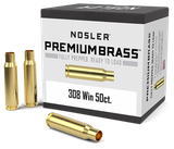 Nosler 10225 Premium Brass Unprimed Cases 308Win Rifle Brass 50/Box