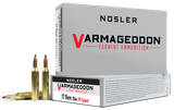 Nosler 65105 Varmageddon  17Rem 20gr Flat Base Tipped 20 Per Box/20 Case