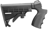 Aim Sports APGSM500 Shotgun  6 Position w/Pistol Grip Black Synthetic for Mossberg 500
