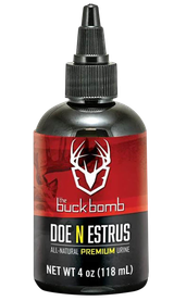The Buck Bomb 200008 Igniter  Deer Attractant Doe In Estrus Scent 4 oz Squeeze Bottle