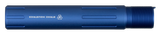 Strike ARCARPRESLICKBLU Receiver Extension Tube  AR Pistol Platform Blue Anodized Aluminum AR Carbine