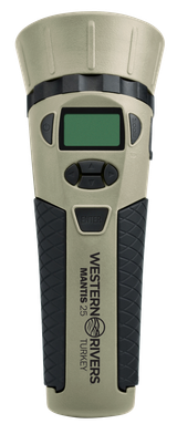Western Rivers GC25TKY Mantis  Electronic Turkey Call, 25 Preloaded Sounds, Tan Plastic Includes Hand Lanyard