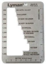Lyman 7832217 E-Zee Case-Length Gauge Pistol, Revolver