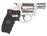 Smith & Wesson 163052 Model 637 w/Laser J-Frame 38 Special +P 5 Shot 1.88" Stainless Steel Barrel, Stainless Cylinder, Matte Silver Aluminum Frame, Black Crimson Trace Lasergrip