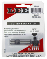 Lee Precision 90110 Cutter & Lock Stud Case Trimmer Stainless Steel