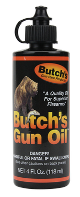 Butchs 2948 Bench Rest Gun Oil 4 oz Squeeze Bottle