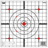 Birchwood Casey 37213 EZE-Scorer  12" Bullseye Paper Hanging Black/White 13 Per Pkg