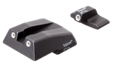 Trijicon 600282 Bright & Tough Night Sights  Green/Tritium White Outline Front Sight-Green/Tritium White Outline Rear Sight H&K .45C/P30/VP9