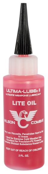 Wilson Combat 6212 Ultima-Lube II Lite Oil Against Wear 2 oz Squeeze Bottle